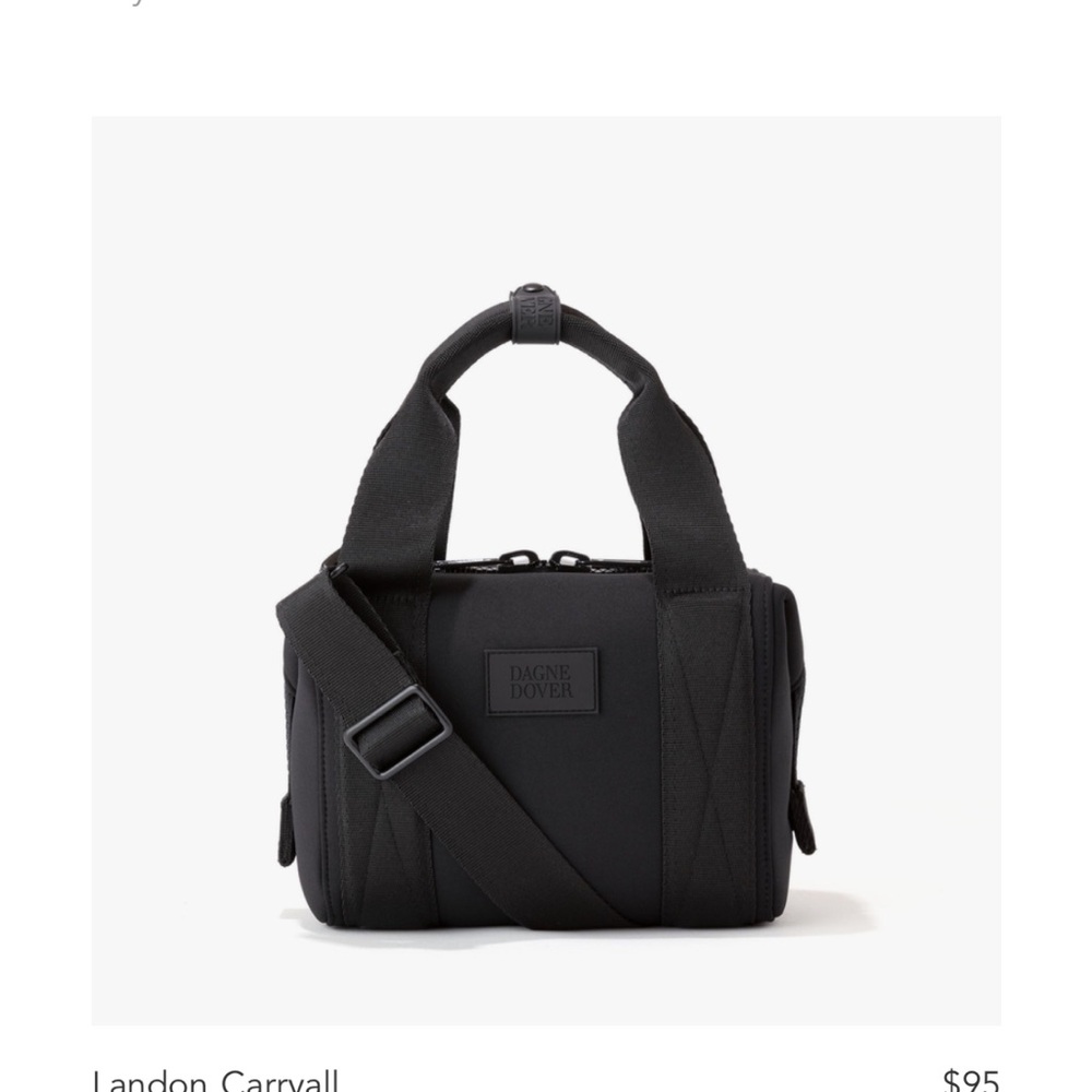 Dagne Dover Landon Carryall Extra Small in color Onyx